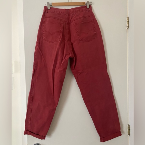 Raspberry read vintage mum jeans - Picture 2 of 2